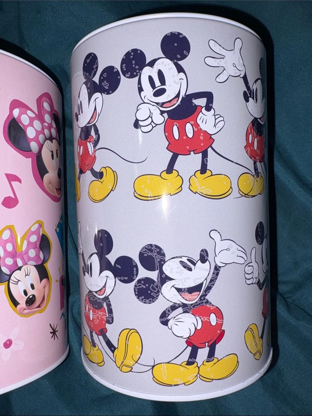 The Tin Box - Pink Minnie & White Mickey Coin Banks